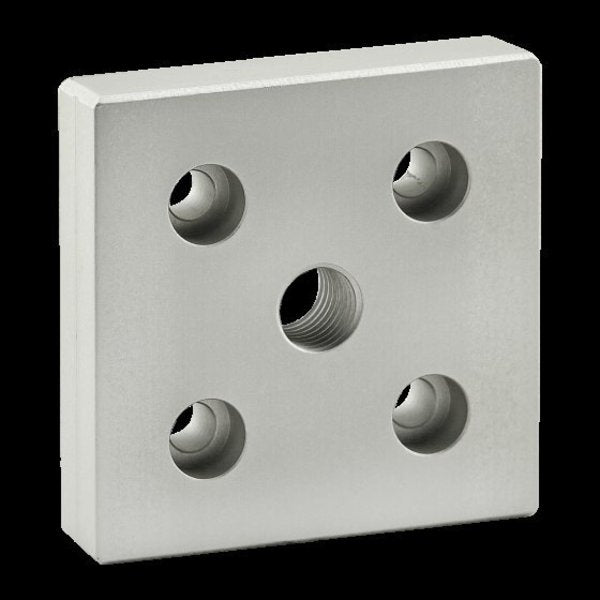 Base Plate 80mm X 80mm W/M16 Tap In Ctr