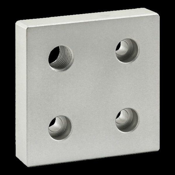 Base Plate 80mm X 80mm W/M16 Corner Tap