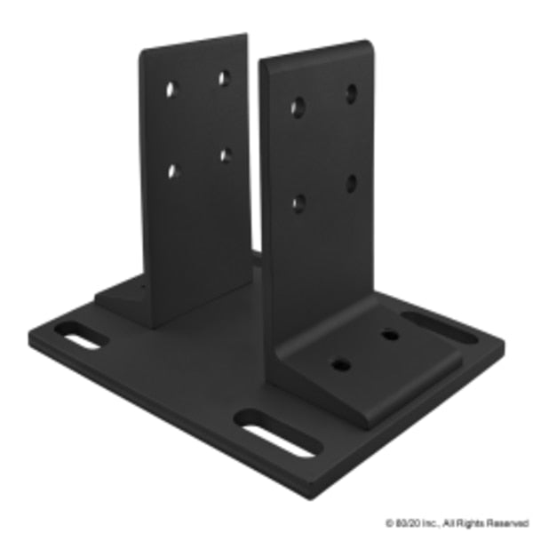 Black 40-8080 Floor Mount Base Plate