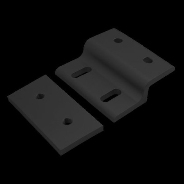 Sgl Mesh Retainer 80mm W/Dbl Back Plate