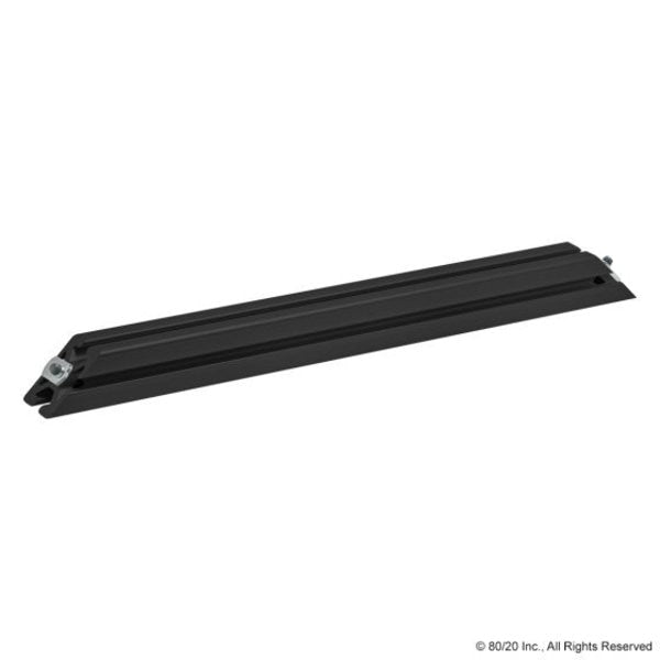Support, 45 Deg, 40-4040X480mm, Blk Ano