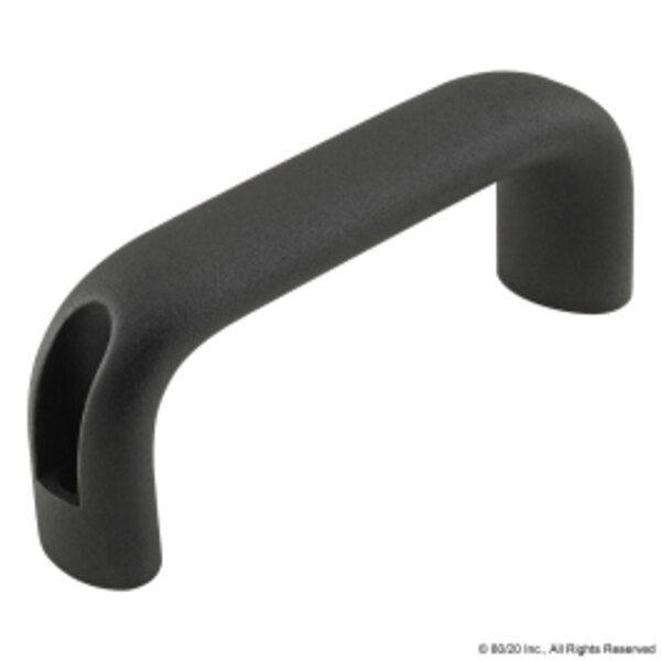 Aluminum 129mm Cabinet Handle-Black