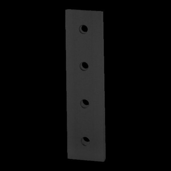 Black 40 S 4 Hole Joining Strip