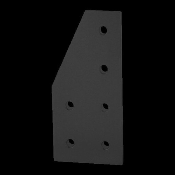 Black 40 S 6 Hole 90 Deg Joining Plate