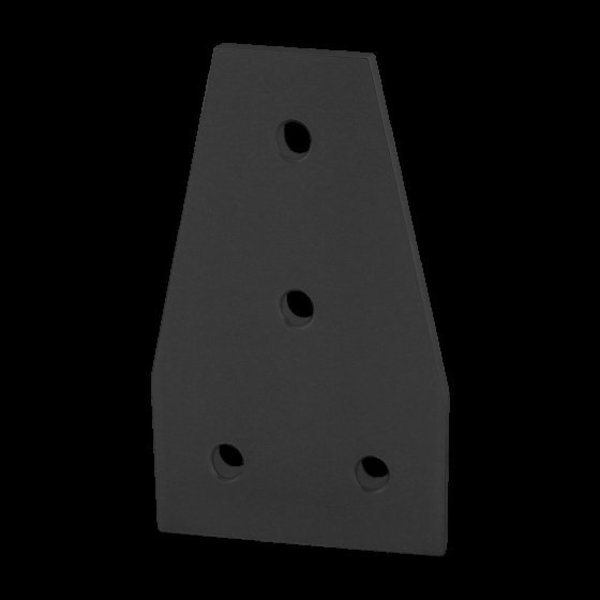 Black 40 S 4 Hole Tee Joining Plate