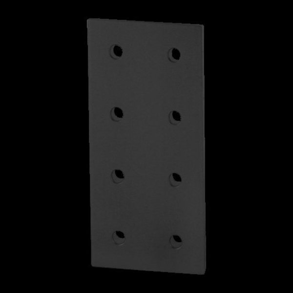 Black 40 S 8 Hole Joining Plate