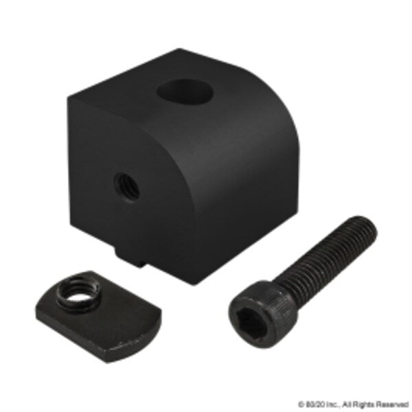 Black 40 S 90 Deg Right Angle Living Nub