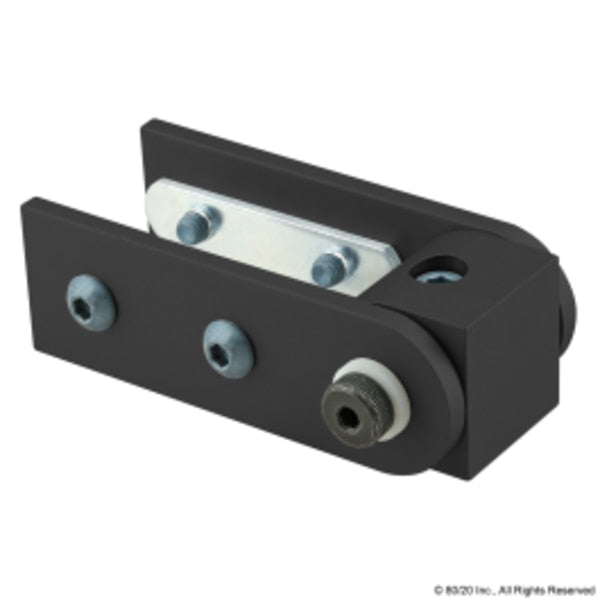 Black 40 S Rt Angle 90 Deg Living Hinge