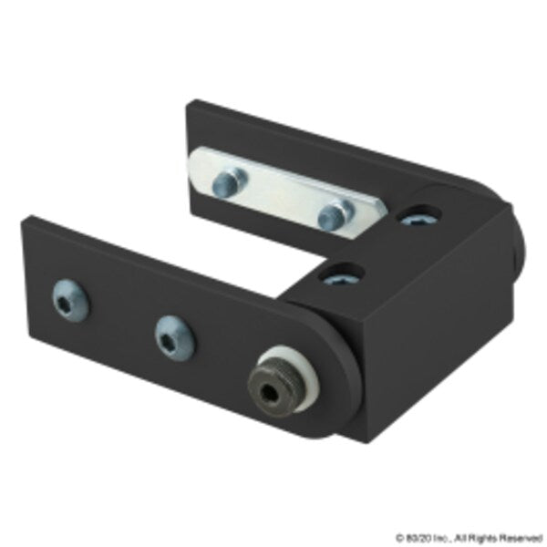 Black 40 S Right Angle Univ Living Hinge