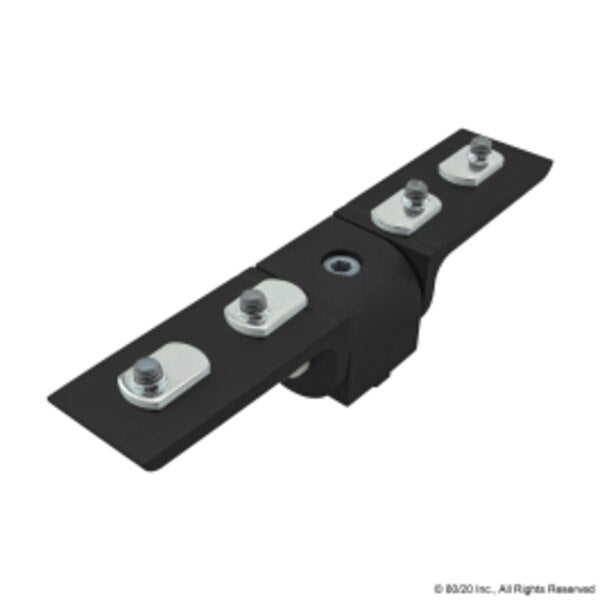 Black 40S Right Angle 0 Deg Living Hinge