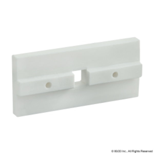 White 40S Uhmw Pads W/ Brake Hole
