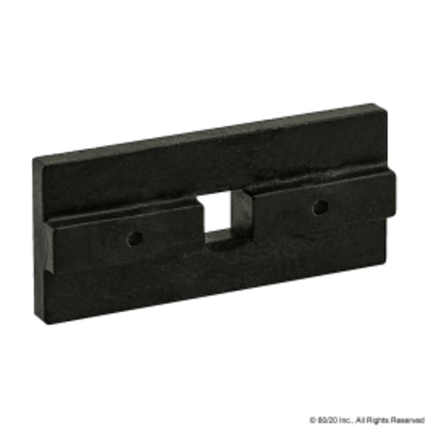 Black 40S Uhmw Pads W/ Brake Hole