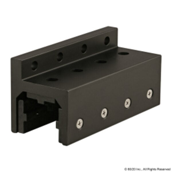Black 40S Long Sgl Flange Linear Bearing