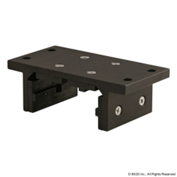 Black 40S Shrt Dbl Flange Linear Bearing