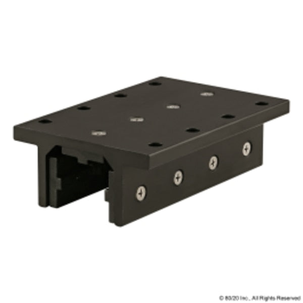 Black 40S Long Dbl Flange Linear Bearing