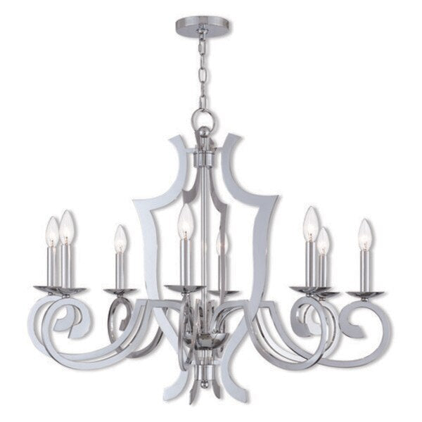 Aldrich 8 Light Polished Chrome Chandelier
