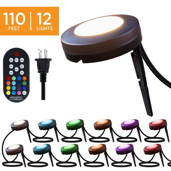 Seasons Landscape Lights, 110 ft., 12 Puck
