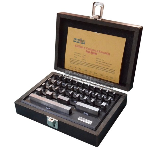 36 Piece Grade As-2/B Rectangular Steel Gage Block Set