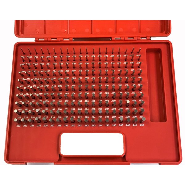 190 Piece M1 Plus Pin Gage Set .061-.250