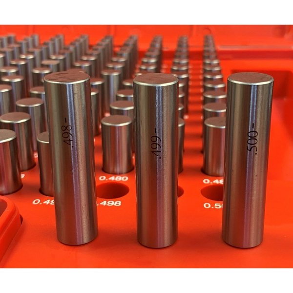 250 Piece M2 Minus Pin Gage Set .251-.500
