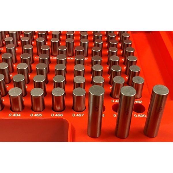 250 Piece M2 Minus Pin Gage Set .251-.500