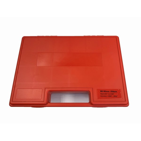 250 Piece M2 Minus Pin Gage Set .251-.500
