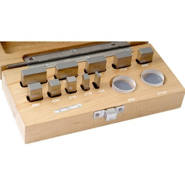 12 Piece Micrometer Checking Gage Block Set (Grade-0)