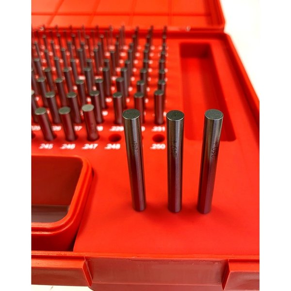 190 Piece M1 Plus Pin Gage Set .061-.250