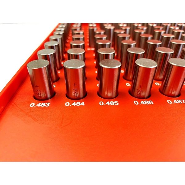 250 Piece M2 Plus Pin Gage Set .251-.500