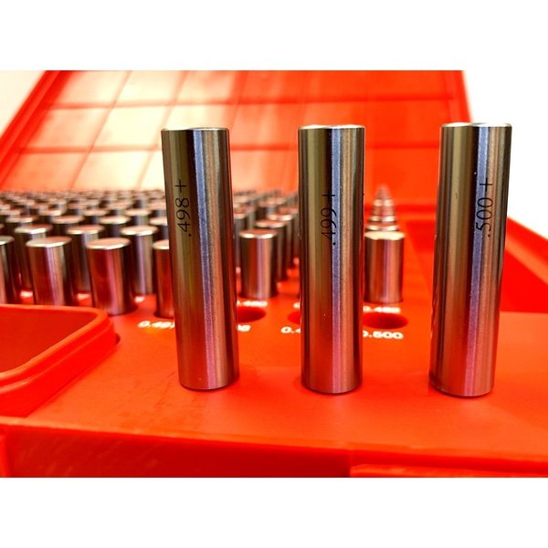 250 Piece M2 Plus Pin Gage Set .251-.500