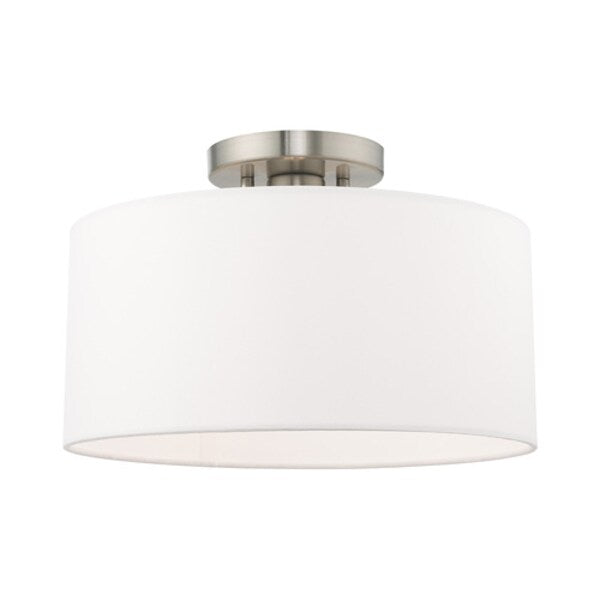 Clark 1 Light Brushed Nickel Ceiling Mount