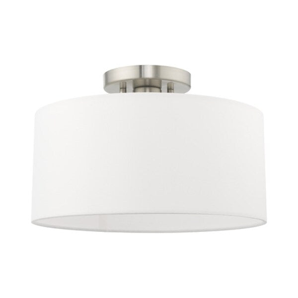 Clark 1 Light Brushed Nickel Ceiling Mount
