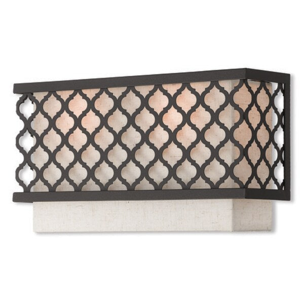 Arabesque 2 Light English Bronze ADA Wall Sconce