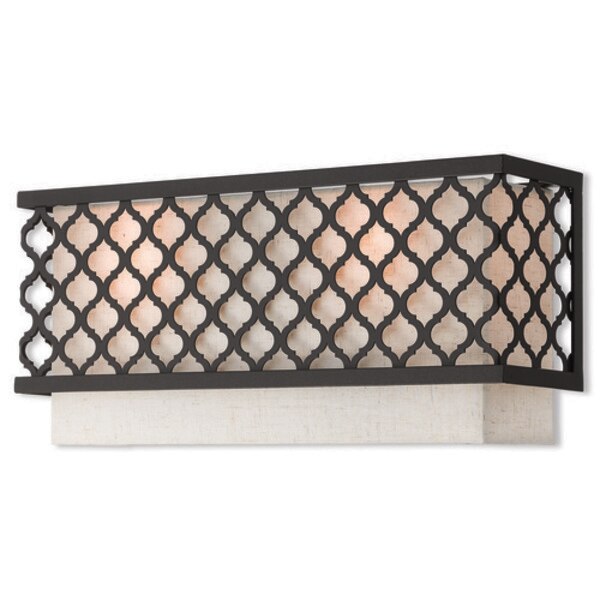 Arabesque 2 Light English Bronze ADA Wall Sconce