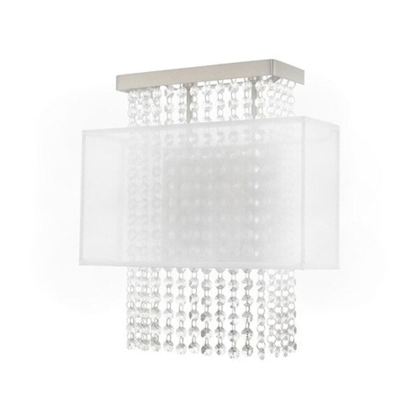 Bella Vista 2 Light Brushed Nickel ADA Wall Sconce