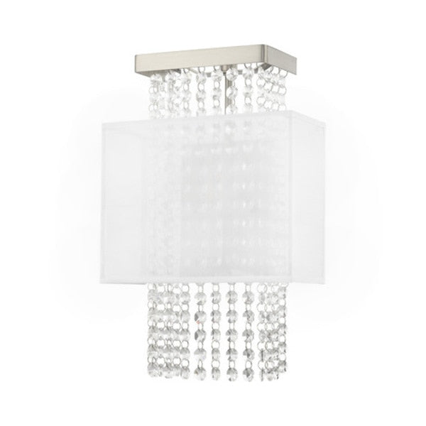 Bella Vista 1 Light Brushed Nickel ADA Wall Sconce