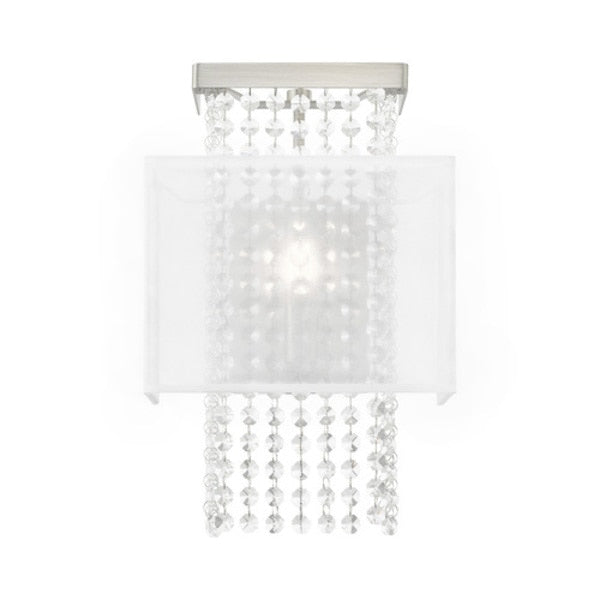 Bella Vista 1 Light Brushed Nickel ADA Wall Sconce