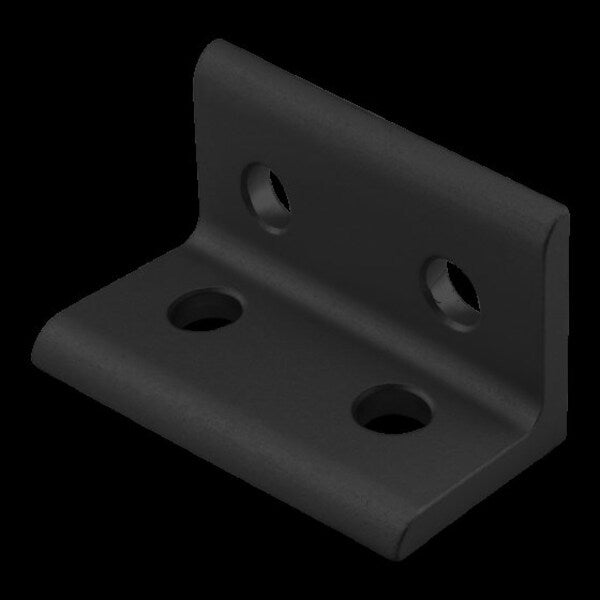 Black 10 S 4 Hole Inside Corner Bracket
