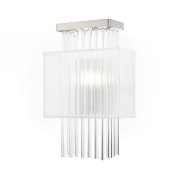 Alexis 1 Light Brushed Nickel ADA Wall Sconce