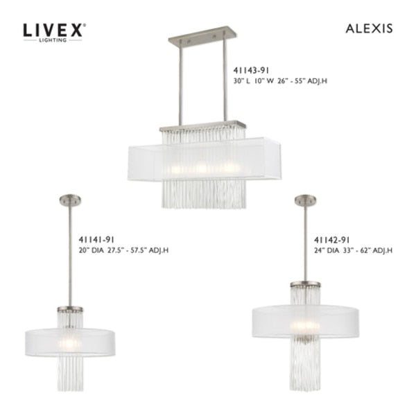 Alexis 1 Light Brushed Nickel ADA Wall Sconce