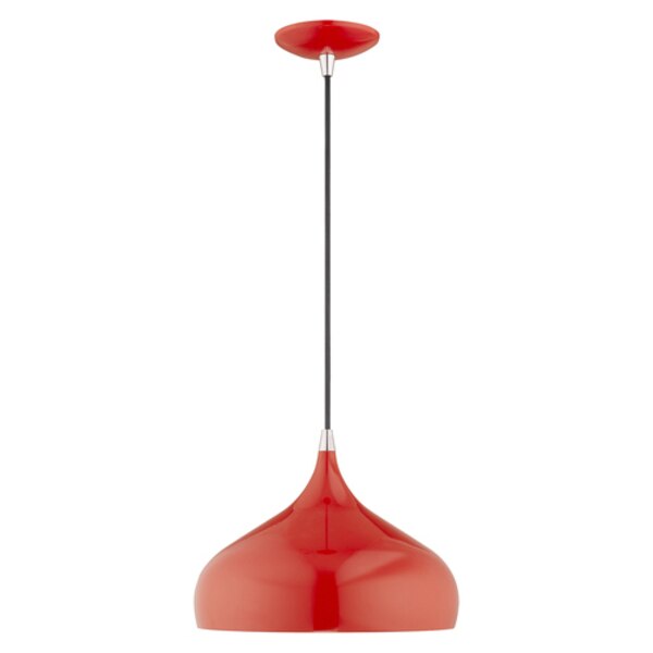 Metal Shade Mini Pendants 1 Light Shiny