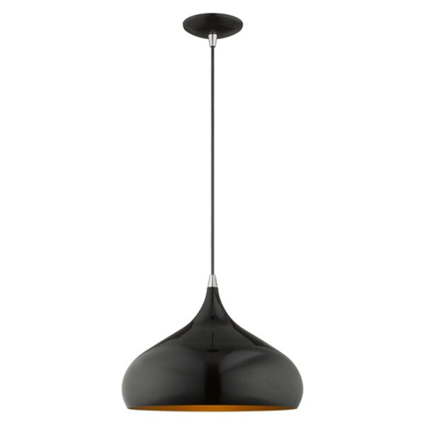 Metal Shade Mini Pendants 1 Light Shiny