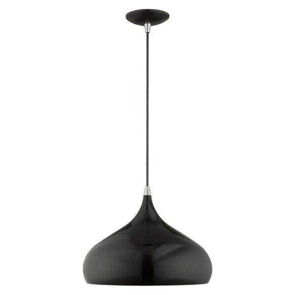 Metal Shade Mini Pendants 1 Light Shiny