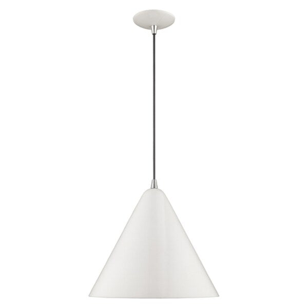 Metal Shade Mini Pendants 1 Light Shiny