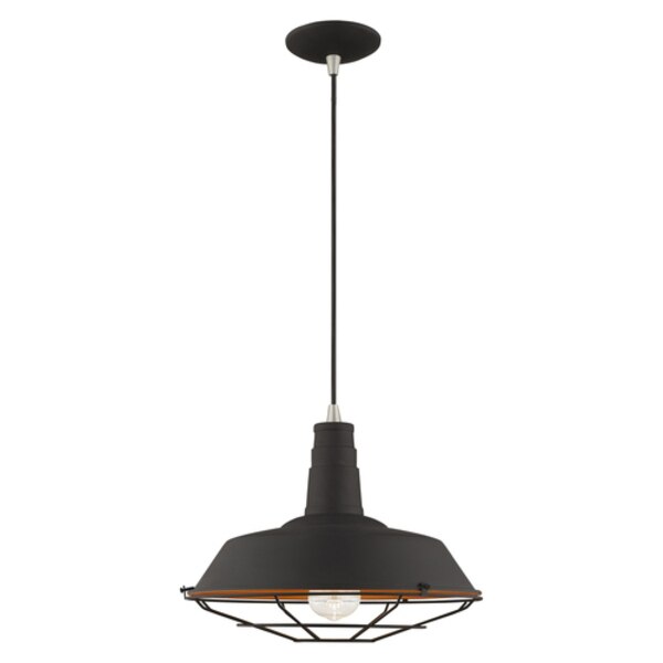 Metal Shade Mini Pendants 1 Light Black