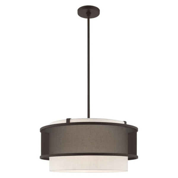 Braddock 4 Light Bronze Pendant Chandeli