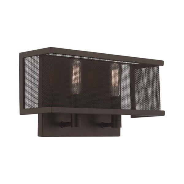 Braddock 2 Light Bronze ADA Wall Sconce