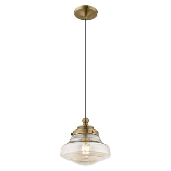 Art Glass Mini Pendants 1 Light Antique
