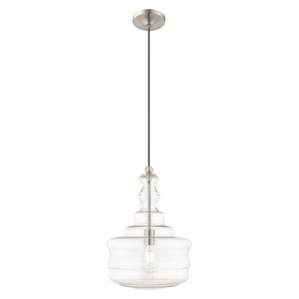 Art Glass Mini Pendants 1 Light Brushed