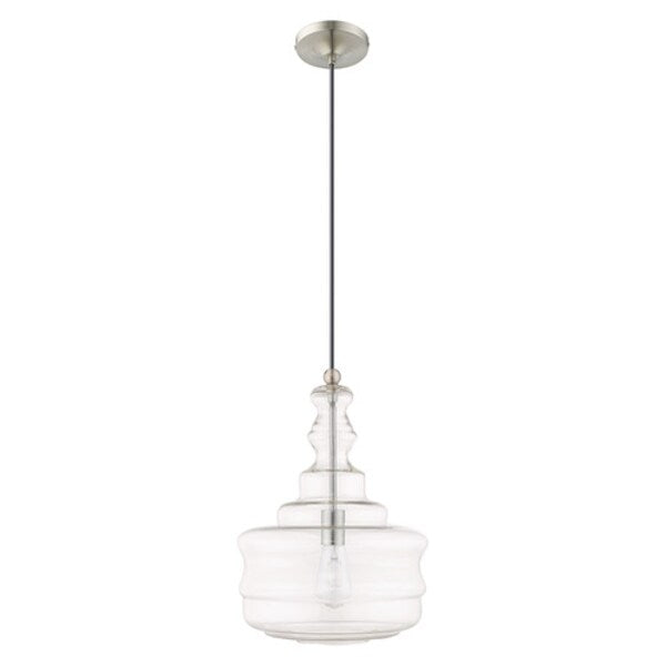 Art Glass Mini Pendants 1 Light Brushed